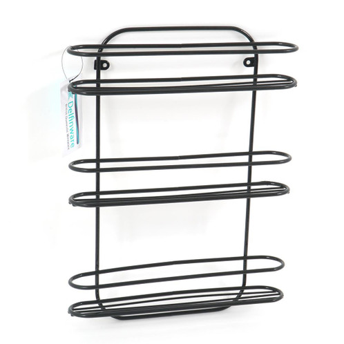 Black Delfinware Spice Rack