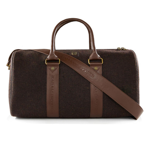 Brown Herringbone Holland Cooper Womens Regency Holdall Side