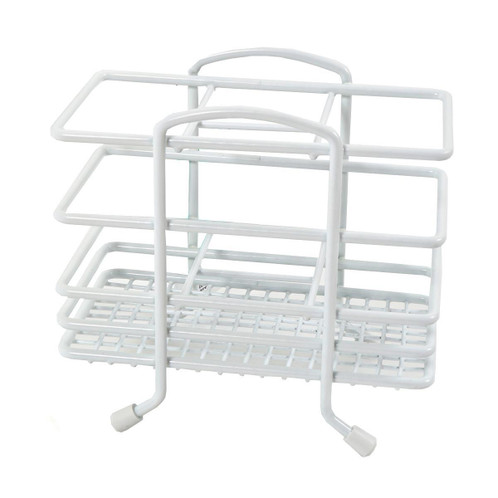 White Delfinware Standing Cutlery Drainer