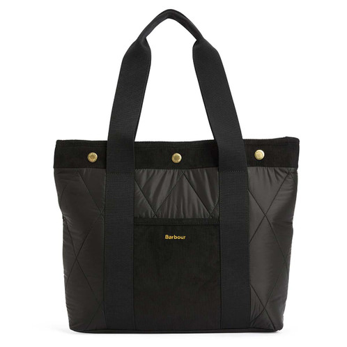 Black/Ancient Barbour Womens Healy Tote Bag
