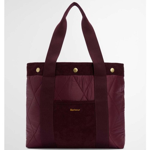 Merlot Barbour Womens Healy Tote Bag