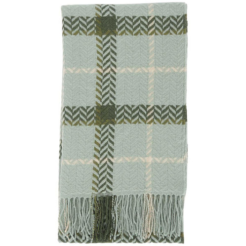 Soft Mint Barbour Claudette Scarf