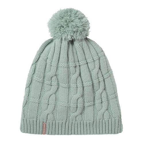 Light Blue Sealskinz Hemsby Waterproof Cold Weather Cable Knit Bobble Hat