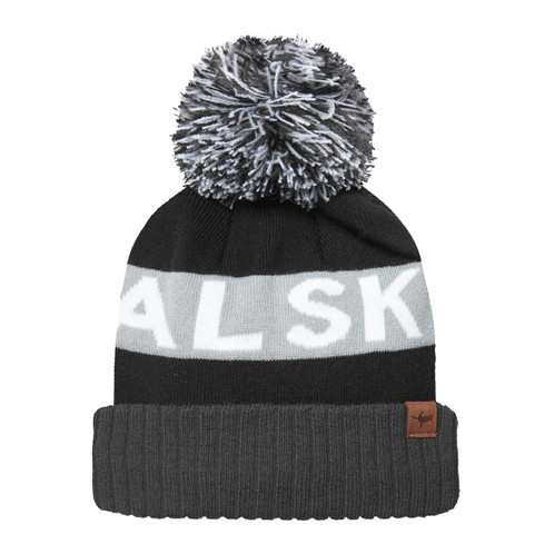 Black Sealskinz Foulden Water Repellent Cold Weather Bobble Hat