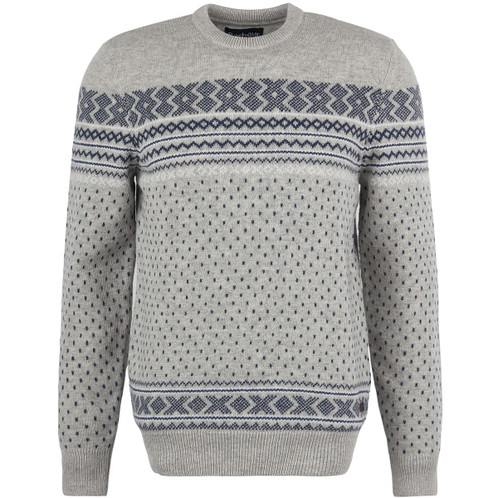 Barbour Mens Essential Fairisle Crew Neck Sweater