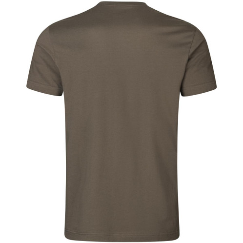 Brown Granite Harkila Mens Graphic T-Shirt Front Back