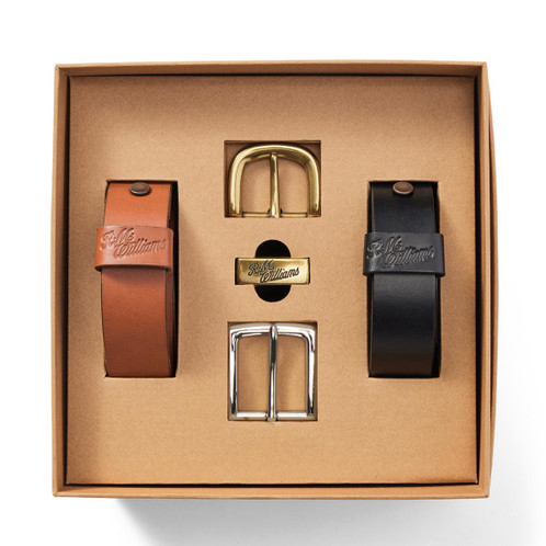 R.M. Williams Mens 1 1/2 Belt Gift Set