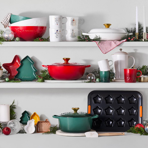 Le Creuset Stoneware Holly Cappuccino Mug