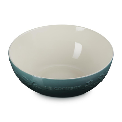 Le Creuset Stoneware Holly Serving Bowl