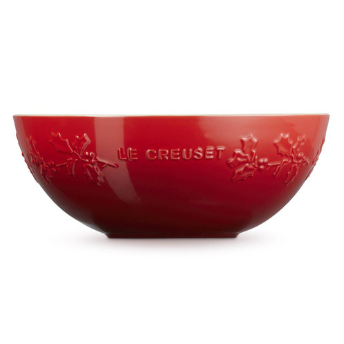 Le Creuset Stoneware Holly Serving Bowl