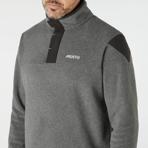 Musto Mens Nautic Polartec Snap Pullover Fleece