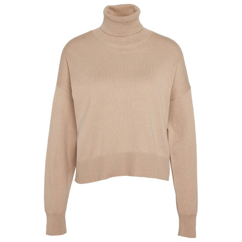 Barbour Womens Shelby Knitted Jumper Camel