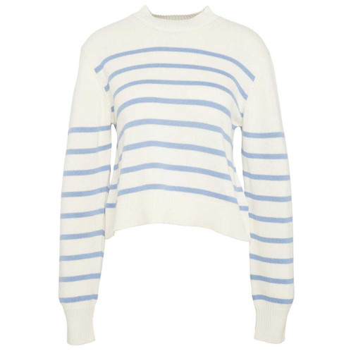 Cloud/Sky Blue Barbour Womens Emery Knitted Jumper