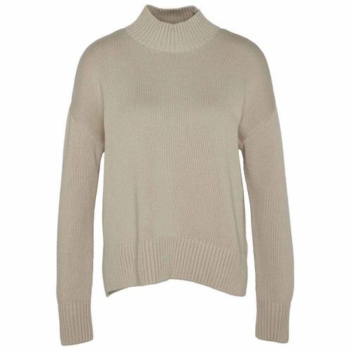 Oatmeal Barbour Womens Sandy Knitted Jumper