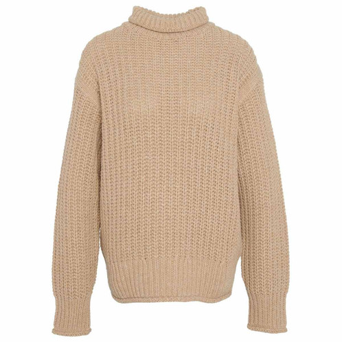 Camel Barbour Womens Rockcliffe Knitted Jumper