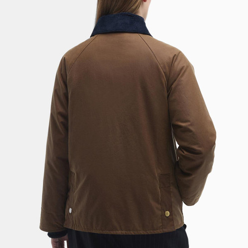 Barbour Womens Ruth Wax Jacket Model Back