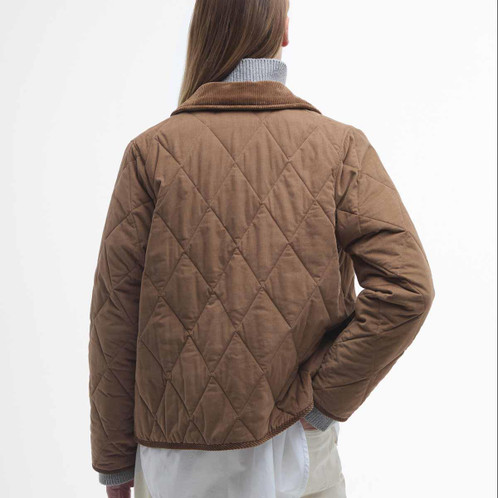 Barbour Womens Emilia Quilt Jacket Model Back