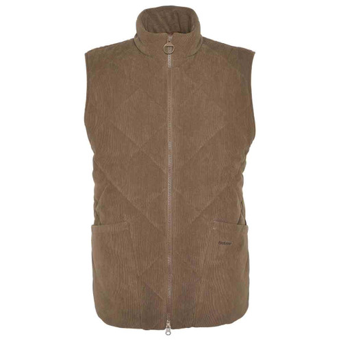 Fossil Barbour Mens Cord Liddesdale Quilted Gilet