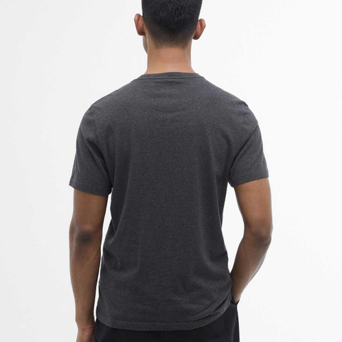 Barbour Mens Ancroft Tartan T-Shirt Model Back