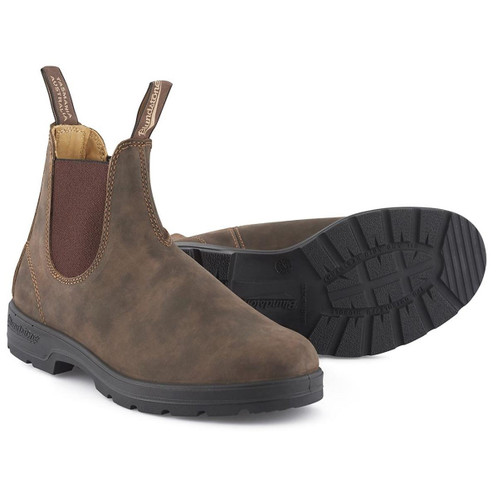 Rustic Brown Blundstone 585 Boots Outsole Detail