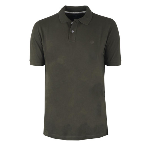 Albert and Maurice Mens Classic Pique Polo Shirt Military Green