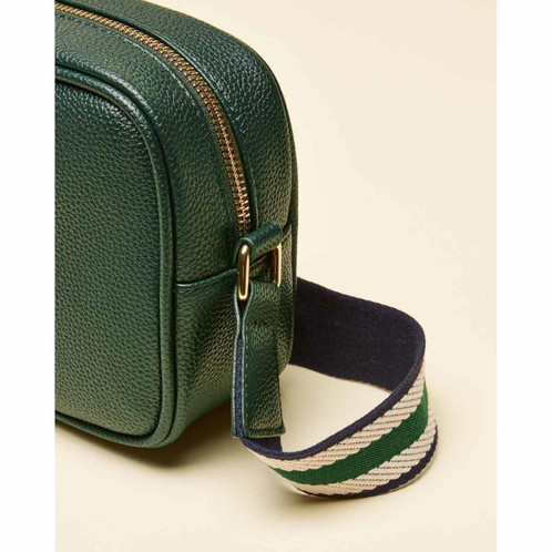 Dark Green Joules Trent Cross Body Bag Side Detail