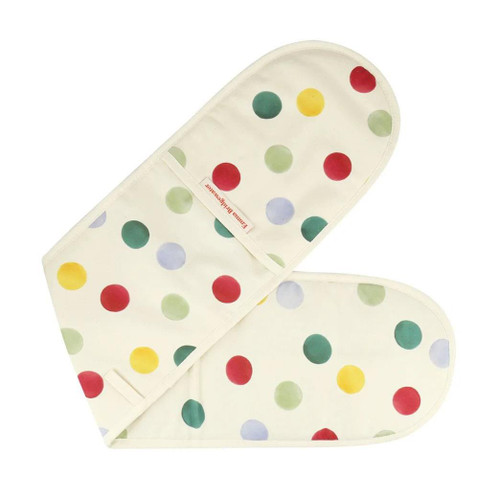 Emma Bridgewater Big Polka Dot Double Oven Glove and Tea Towel Set