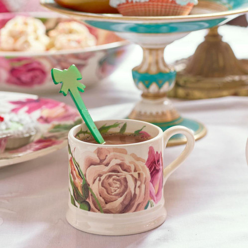 Emma Bridgewater Roses All My Life Set of 2 Half Pint Mugs Boxed