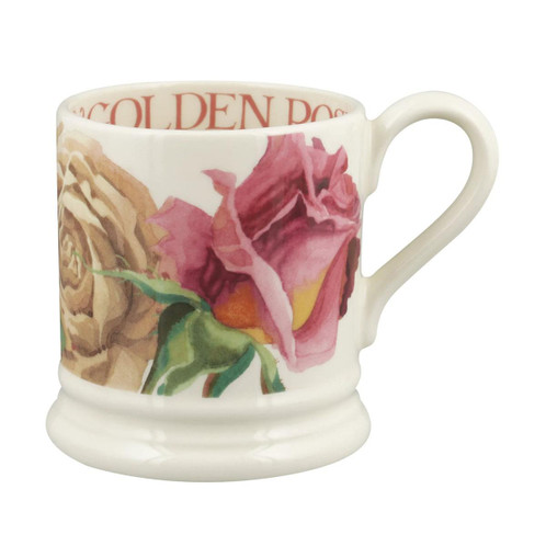 Emma Bridgewater Roses All My Life Set of 2 Half Pint Mugs Boxed