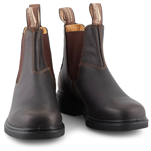Stout Brown Blundstone Unisex 067 Chisel Toe Dress Chelsea Boot Front