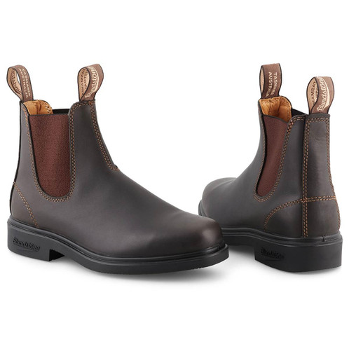 Stout Brown Blundstone Unisex 067 Chisel Toe Dress Chelsea Boot Back