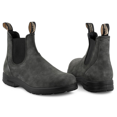 Rustic Black Blundstone Unisex All Terrain 2055 Chelsea Boot Back