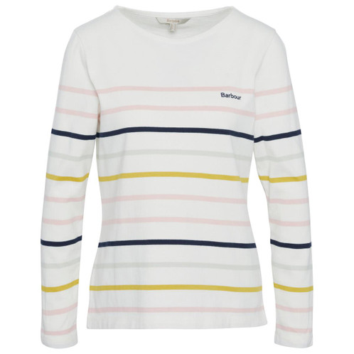 Cloud Stripe Barbour Womens Hawkins Top SS25