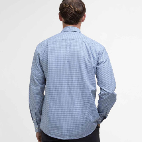 Sky Barbour Mens Finwell Gingham Tailored Fit Shirt Back Sky Barbour Mens Finwell Gingham Tailored Fit Shirt Back