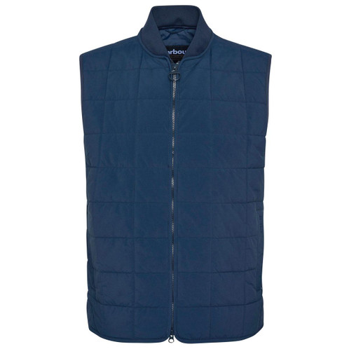 Navy Barbour Mens Elmstone Quilted Gilet