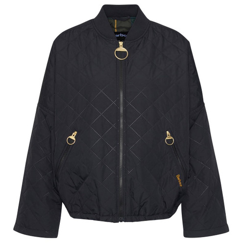 Black Barbour Womens Emlyn Quilted Jacket