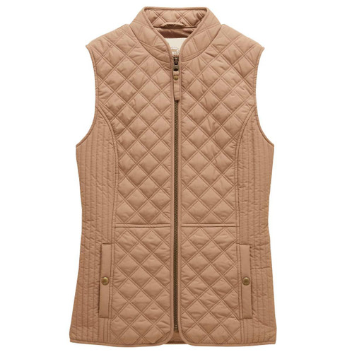 Brown Joules Minx Womens Quilted Gilet