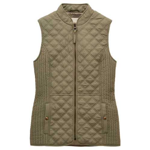 Light Green Joules Minx Womens Quilted Gilet