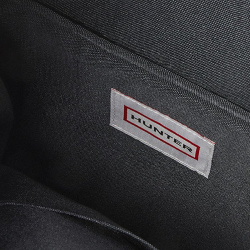 Black Hunter Highlander Roll Top Backpack Pocket