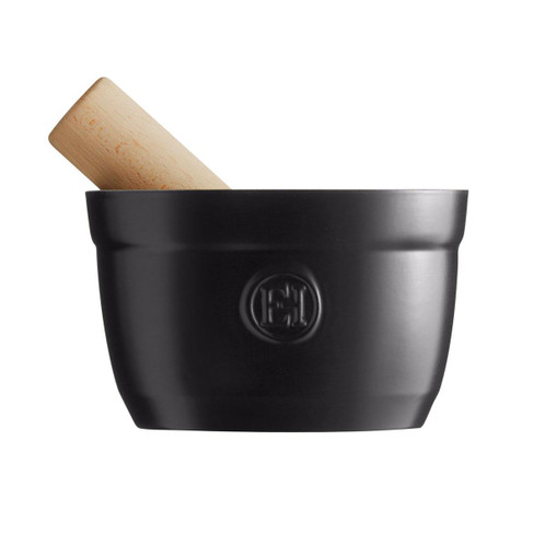 Black Truffle Emile Henry Pestle and Mortar