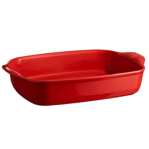 Burgundy Emile Henry Large Rectangular Oven Dish
