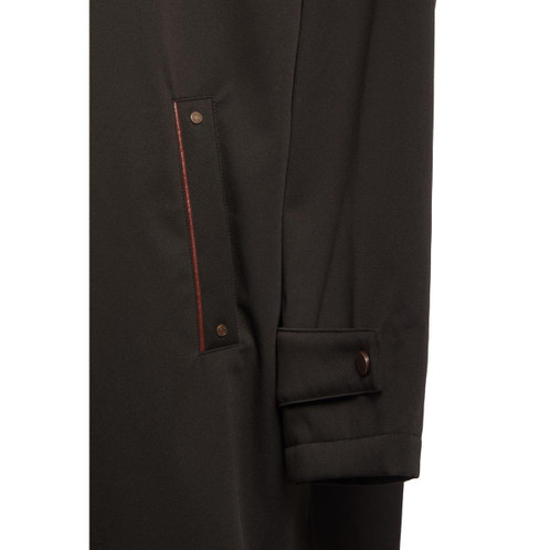 Khaki Holland Cooper Womens One Size Waterproof Coat Detail