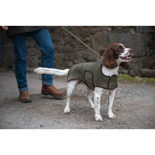 Lovat Hoggs of Fife Stenton Fleece Dog Coat  lifestyle2