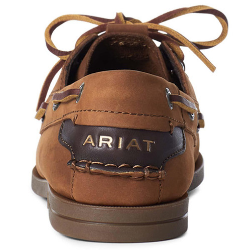Walnut Ariat Womens Antigua Boat Shoes Heel