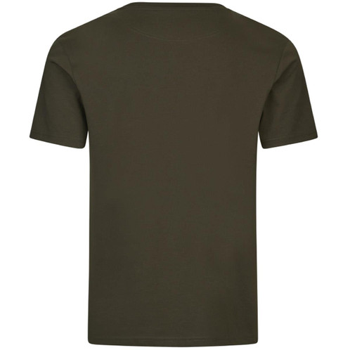 Pine Green Seeland Mens Landscape T-Shirt Back