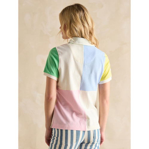 Hotch Potch Joules Beaufort Womens Polo Shirt On Model Rear