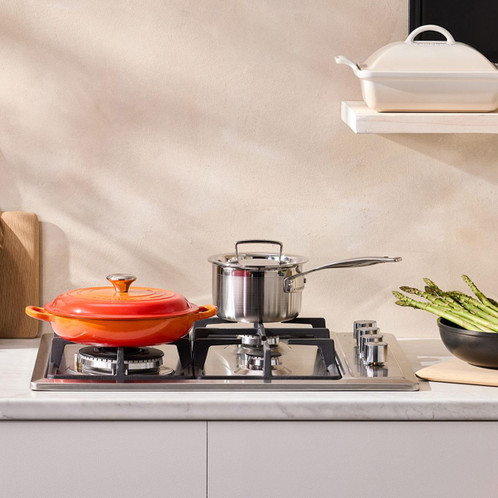 Le Creuset 3 Ply Stainless Steel 14cm Saucepan with Lid