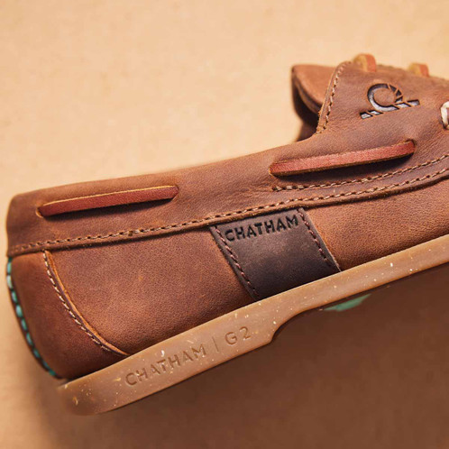 Tan Chatham Mens Ives Repello G2 Chukka Boots Lifestyle Side Detail