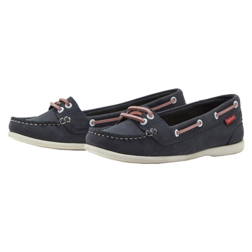 Navy/Pink Chatham Womens Payar Deck Shoe