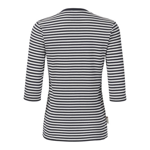 Musto Womens Classic V Neck Stripe Tee